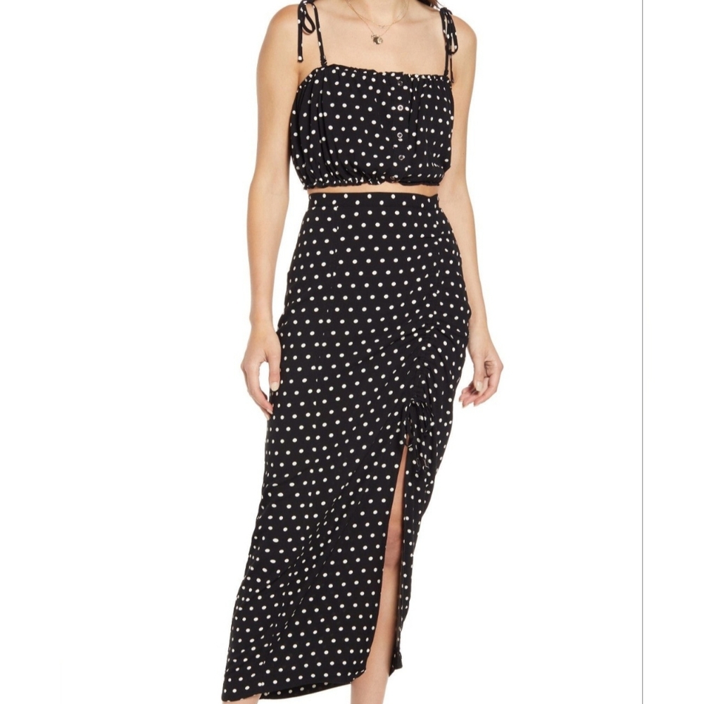 Free People Women Size 2 Polkat Dot Set